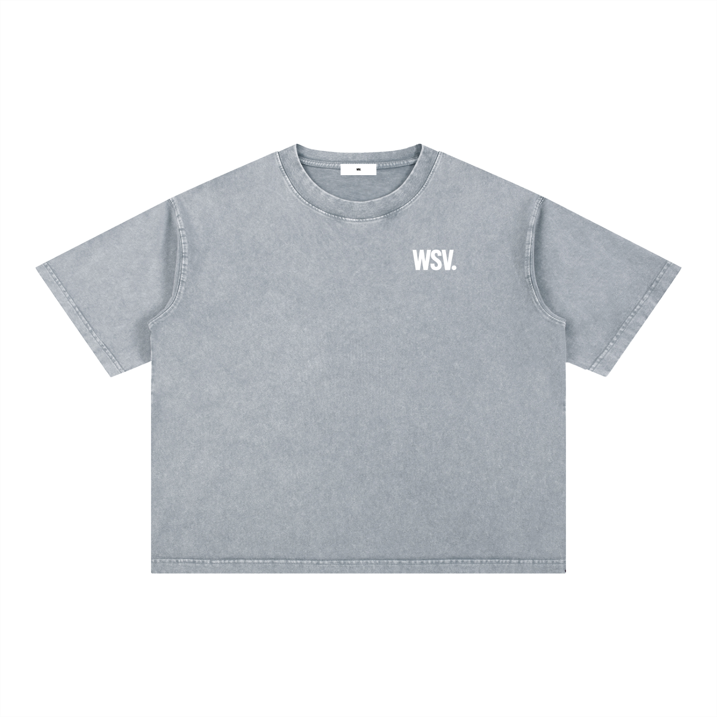 Mineral Wash Boxy Cotton T-Shirt