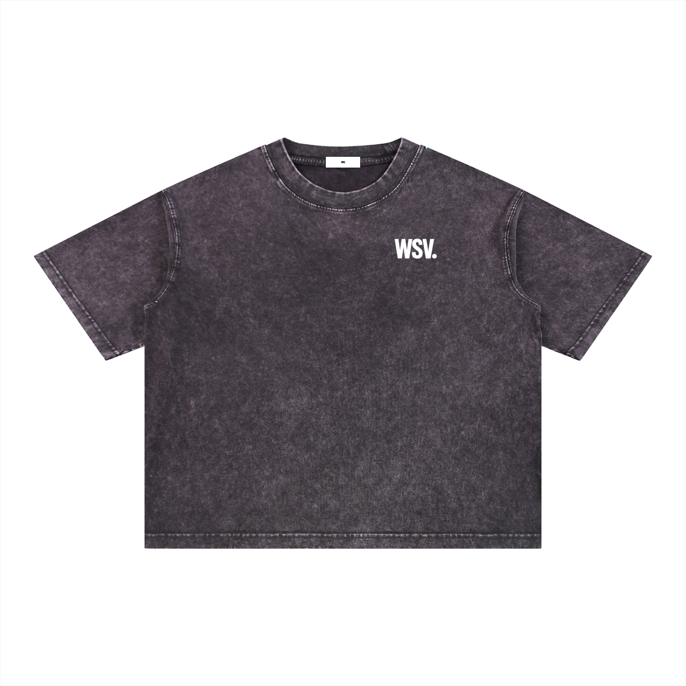 Mineral Wash Boxy Cotton T-Shirt